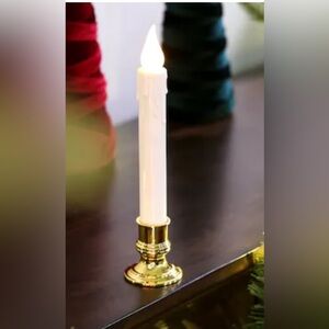 New in box 9 candle sets GE LED flickering window candles 9.25” each Christmas